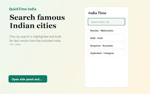 Time in India - QuickTime.world screenshot