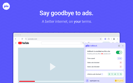 Pie Adblock - A Powerful Free Ad Blocker screenshot
