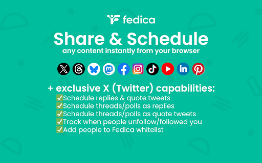 Fedica screenshot
