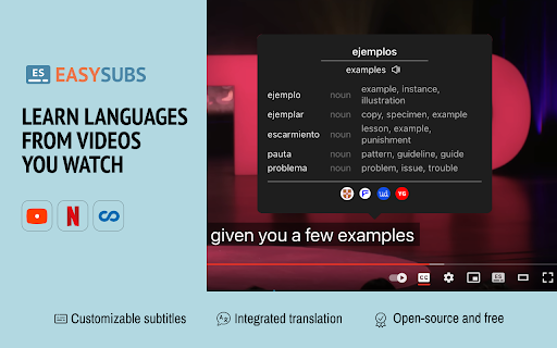 EasySubs – Learn languages by watching films and series screenshot