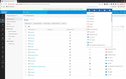 ManageEngine PAM360 screenshot