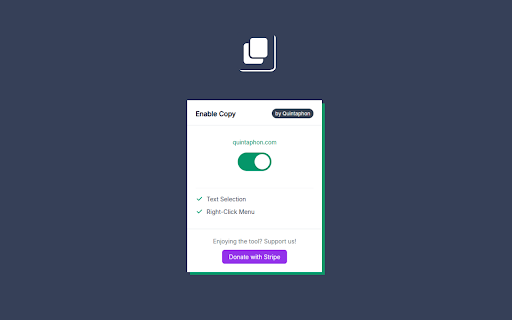 Enable Copy screenshot