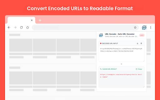 URL Decode - Safe URL Decoder screenshot