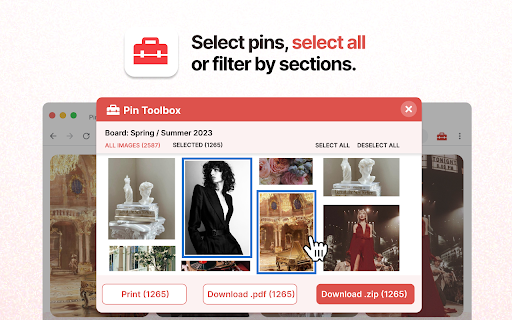 Pin Toolbox - Pinterest Board Downloader screenshot