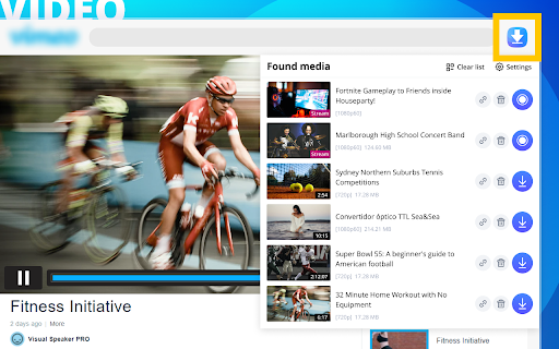 Universal Video Downloader screenshot