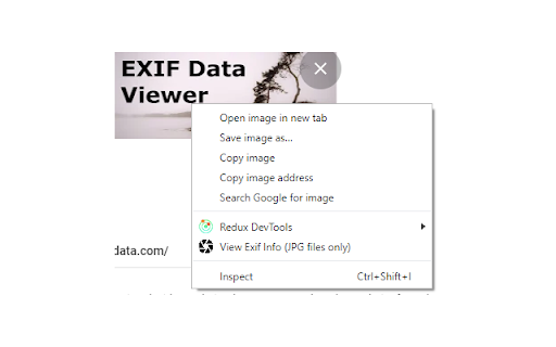 Exif Viewer screenshot