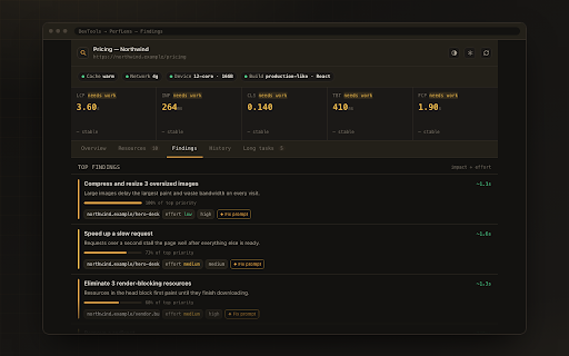 PerfLens screenshot
