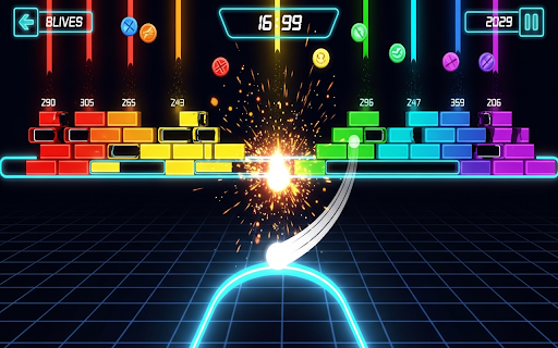 Breakout Nova — Neon Brick Breaker with Boss Stages screenshot