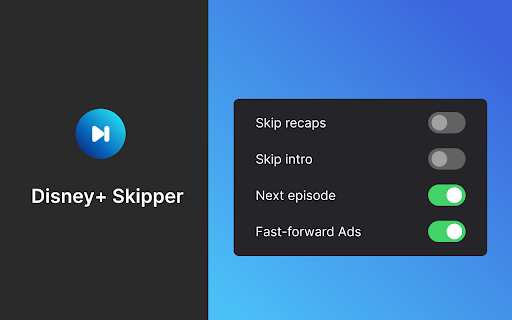 Skip ads and intros, works with Disney Plus [QVI] screenshot
