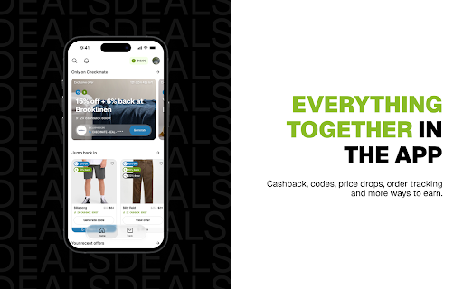 Checkmate - Cashback, Savings & Rewards. screenshot