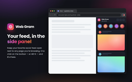 Web Client - Web Gram screenshot