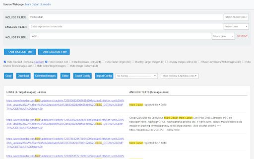 LinkScalper - Advanced Link Grabber screenshot