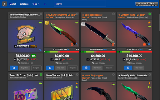 CSFloat Buff screenshot