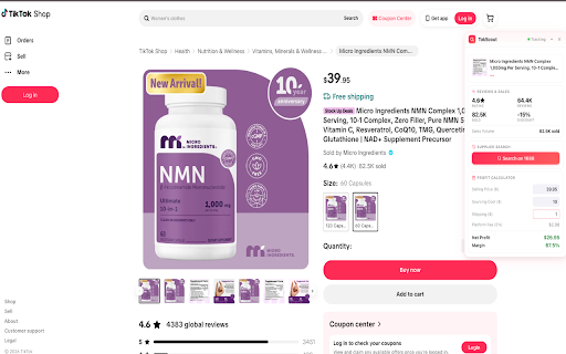 TokScout - TikTok Shop Product Research screenshot