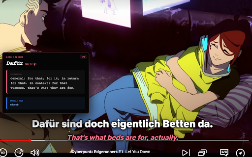 RemFluent: Netflix & Disney+ Language Learning screenshot