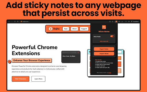 Micro-Notes screenshot