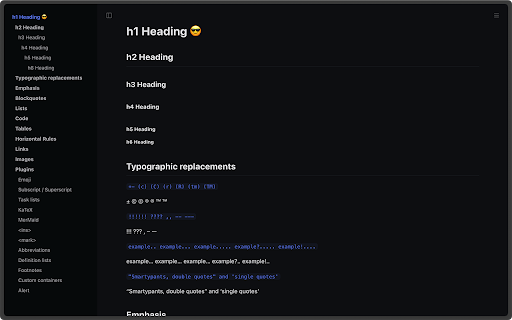 Markdown Reader screenshot