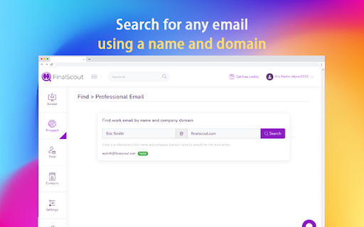 FinalScout - Find Anyone's Email screenshot