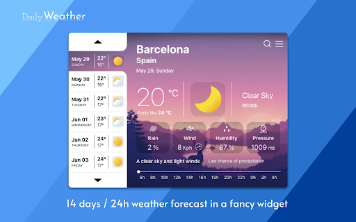 Daily Weather Forecast screenshot