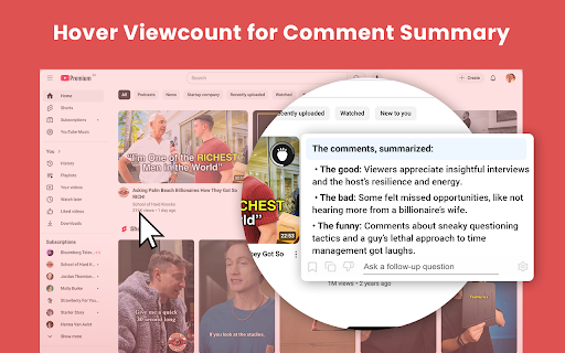 ChatGPT for YouTube – Strawberry screenshot