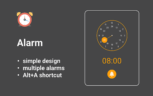 Alarm clock app screenshot