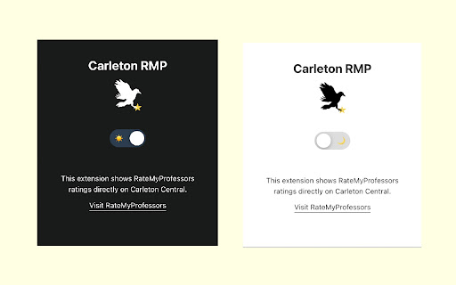 Carleton RMP screenshot