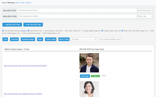 LinkScalper - Advanced Link Grabber screenshot