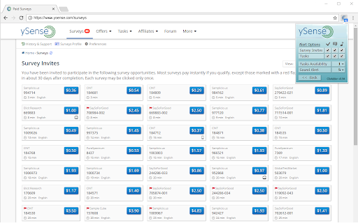 ySense Addon screenshot