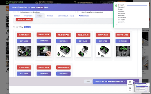 Sharkdropship for Temu and Woocommerce screenshot