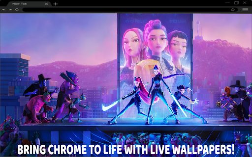 K-Pop Demon Hunters Stage Show Live Wallpaper screenshot