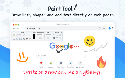 Web Paint Tool - draw online screenshot