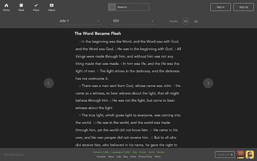 Night Mode Bible screenshot