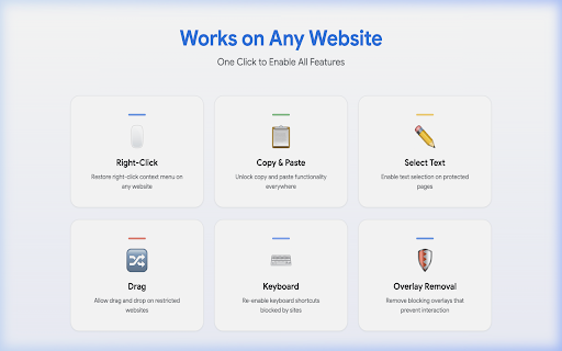 Simple Allow Copy screenshot