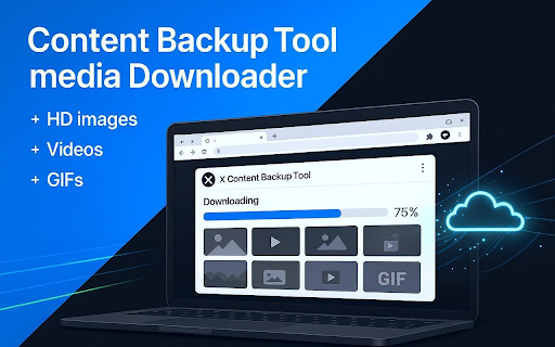 X/Twitter Content Backup Tool - X/Twitter media Downloader screenshot