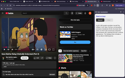 Voice-Enabled Extension screenshot