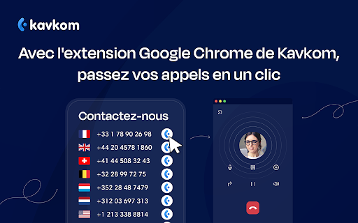 Kavkom Click to Call and Activity screenshot