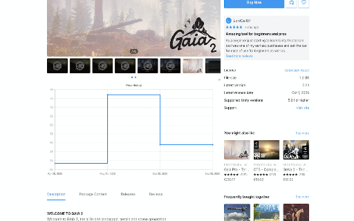 Asset Store Price Tracker screenshot