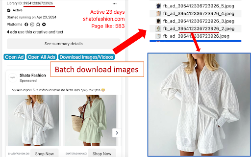 Ad Library Insights for Facebook™ - Filter ADs,Download HD-Videos screenshot