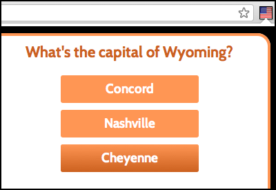 QuizCards: US Capitals screenshot