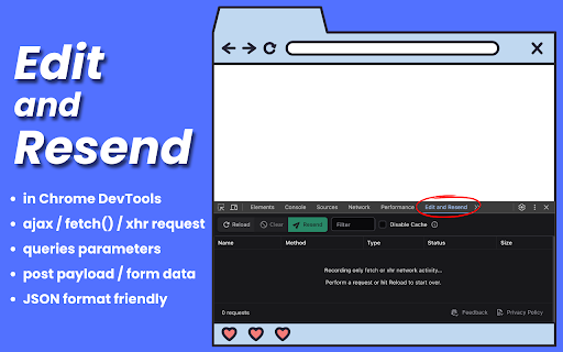 [Experiment] Edit and Resend: Ajax Request Debugger in Chrome DevTools screenshot