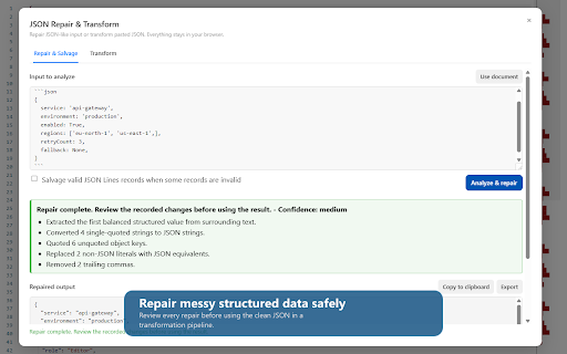 CodePrettify: JS, JSON, CSS & RSS Formatter screenshot