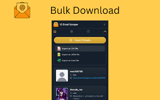 Email Scraper for Ins screenshot