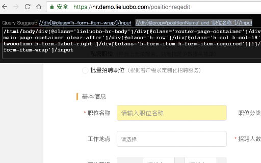 Spider Devtools screenshot