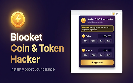 Blooket Coin & Token Hacker screenshot