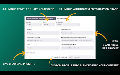 AIPRM for ChatGPT screenshot