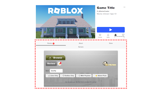 Rovloo - Community Reviews for Roblox screenshot