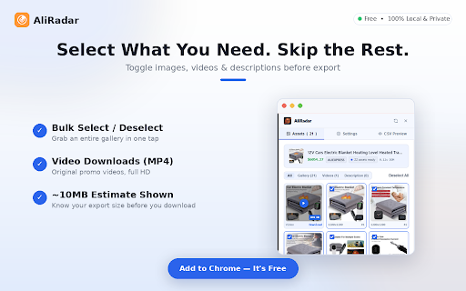 AliRadar - Aliexpress Dropshipping Assistant screenshot