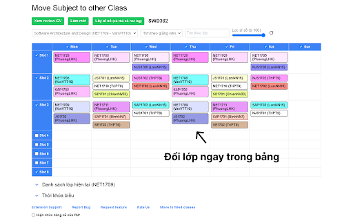 FPTU Move Out Class Tool screenshot