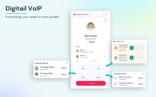Digitail VoIP screenshot
