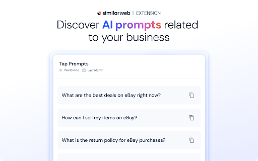 Similarweb - Website Traffic, AI Traffic & SEO Checker screenshot
